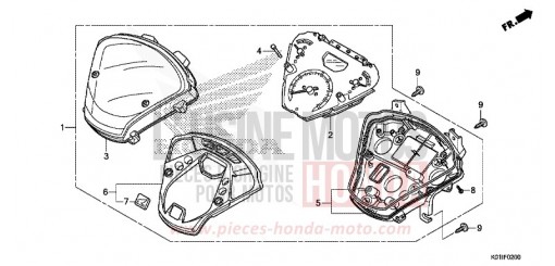 COMPTEUR SH125ADE de 2014